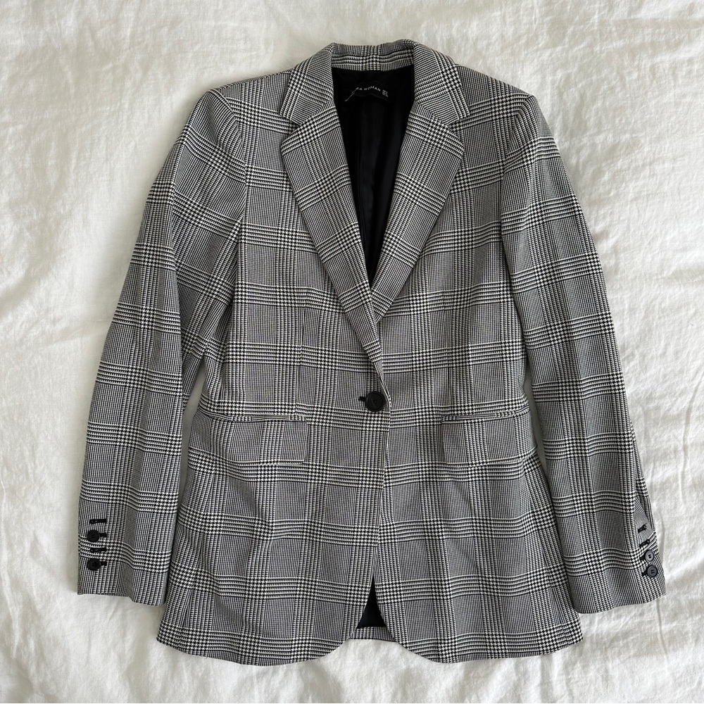 Zara Plaid Blazer